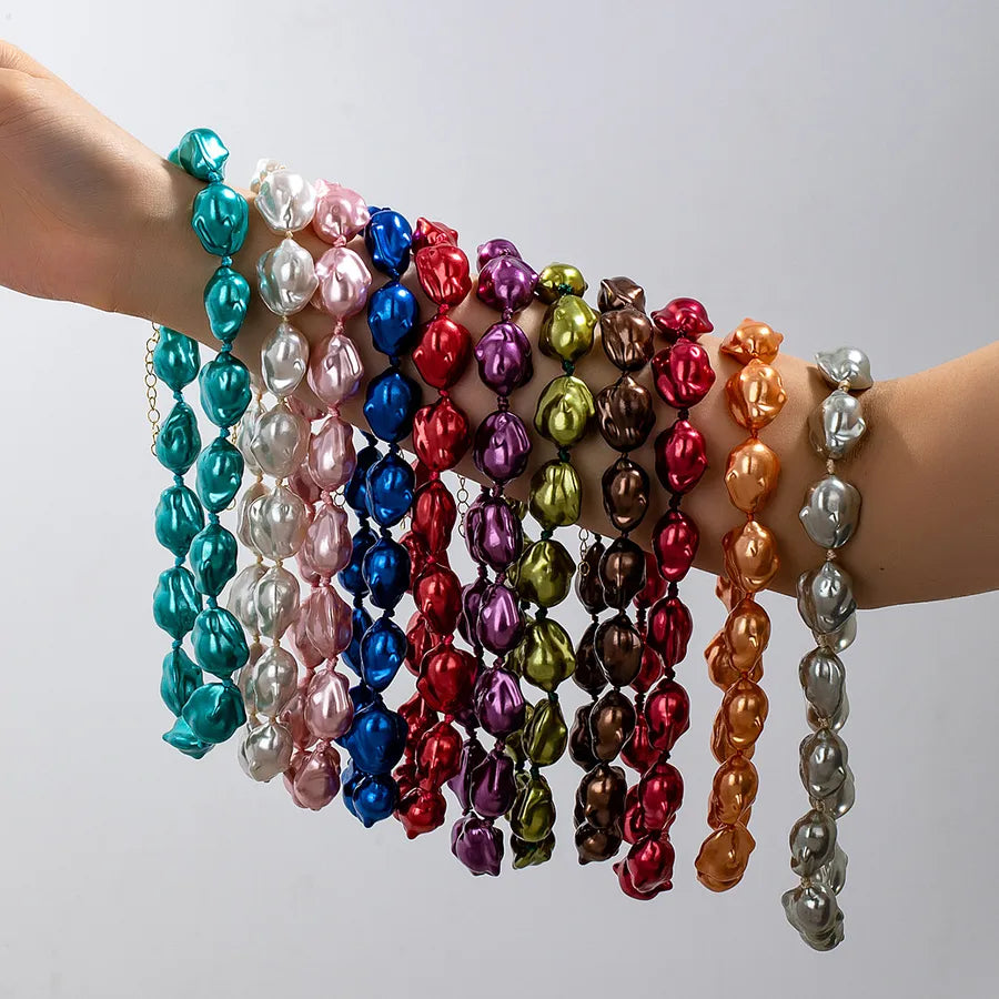 Discover the Elegance of the Multi-Color Baroque Pearl Necklace