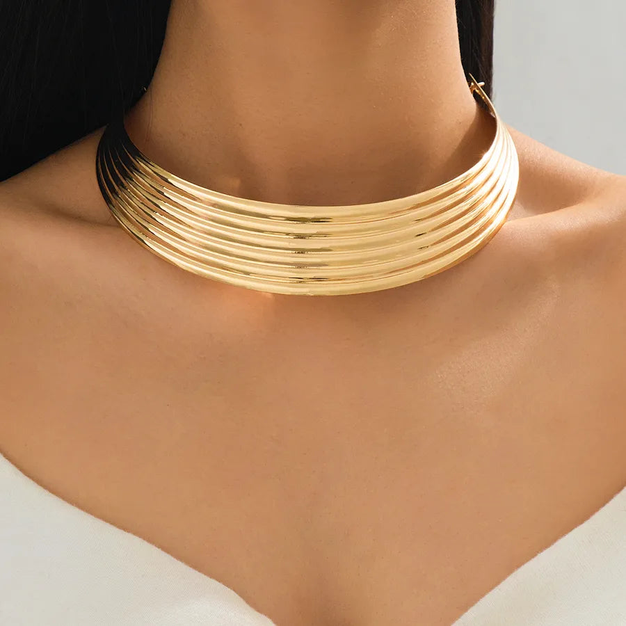 Discover the Unique Design Metal Spiral Choker: A Statement of Elegance
