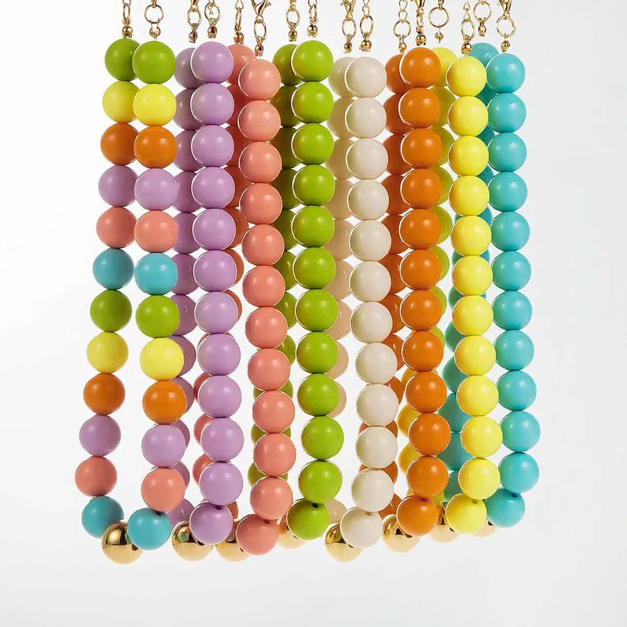 Elevate Your Style with the Dopamine Sweet Candy Color Beaded Necklace