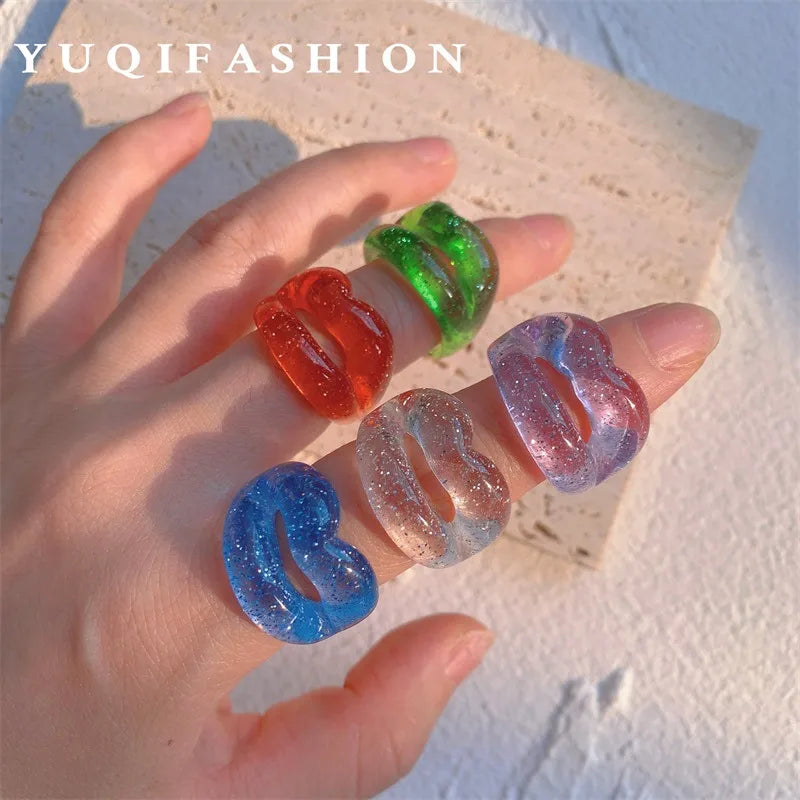Discover the Elegance of the Original Design Resin Ring