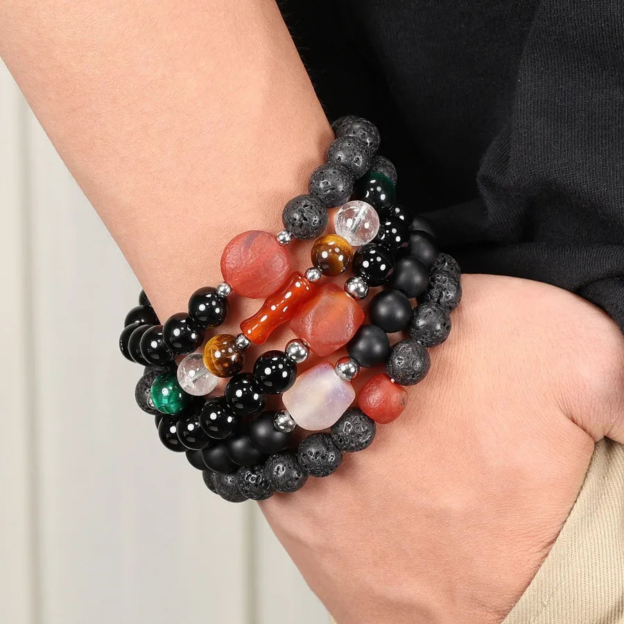 Elevate Your Style with Our Natural Stone Beaded Bracelet