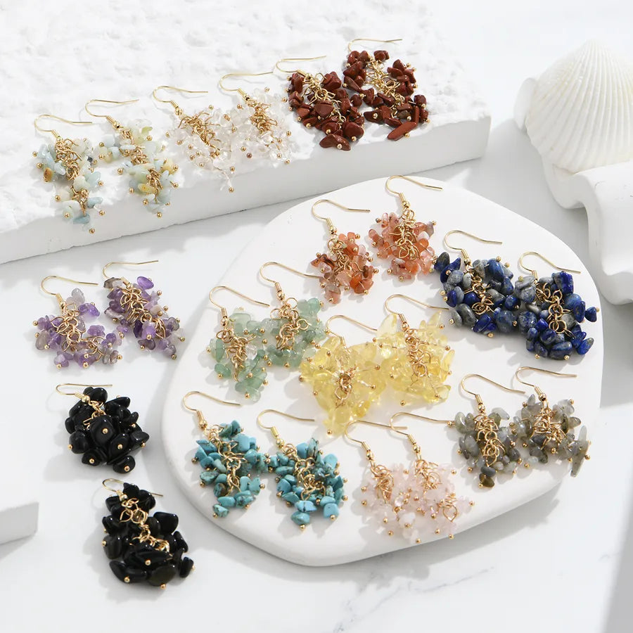 Handmade Natural Crystal Long Tassel Earrings: Elevate Your Jewelry Collection