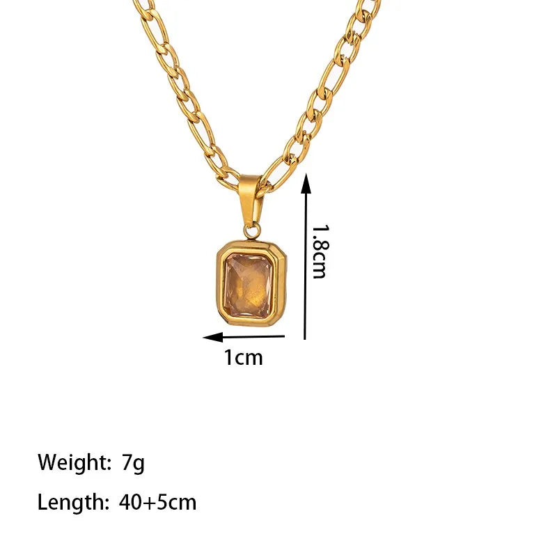 Elevate Your Style with the Jyh631 Necklace: A Stunning 304 Stainless Steel 18K Gold Plated Masterpiece