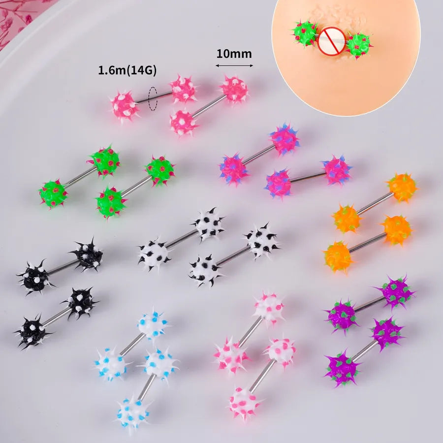 Explore the Elegance of Stainless Steel Silicone Tongue Studs