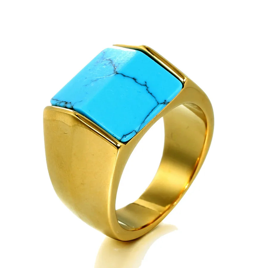 Discover the Elegance of the Men's Stainless Steel Titanium Metal Ring
