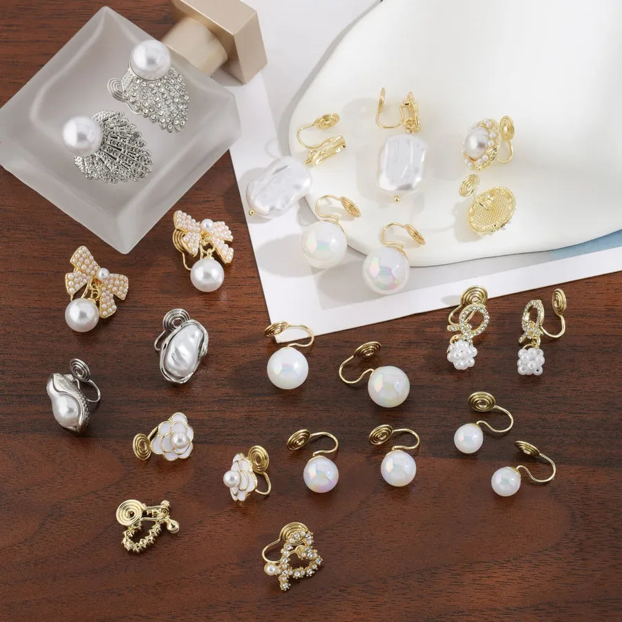 Elevate Your Style with French Luxury Pearl Clip-On Earrings