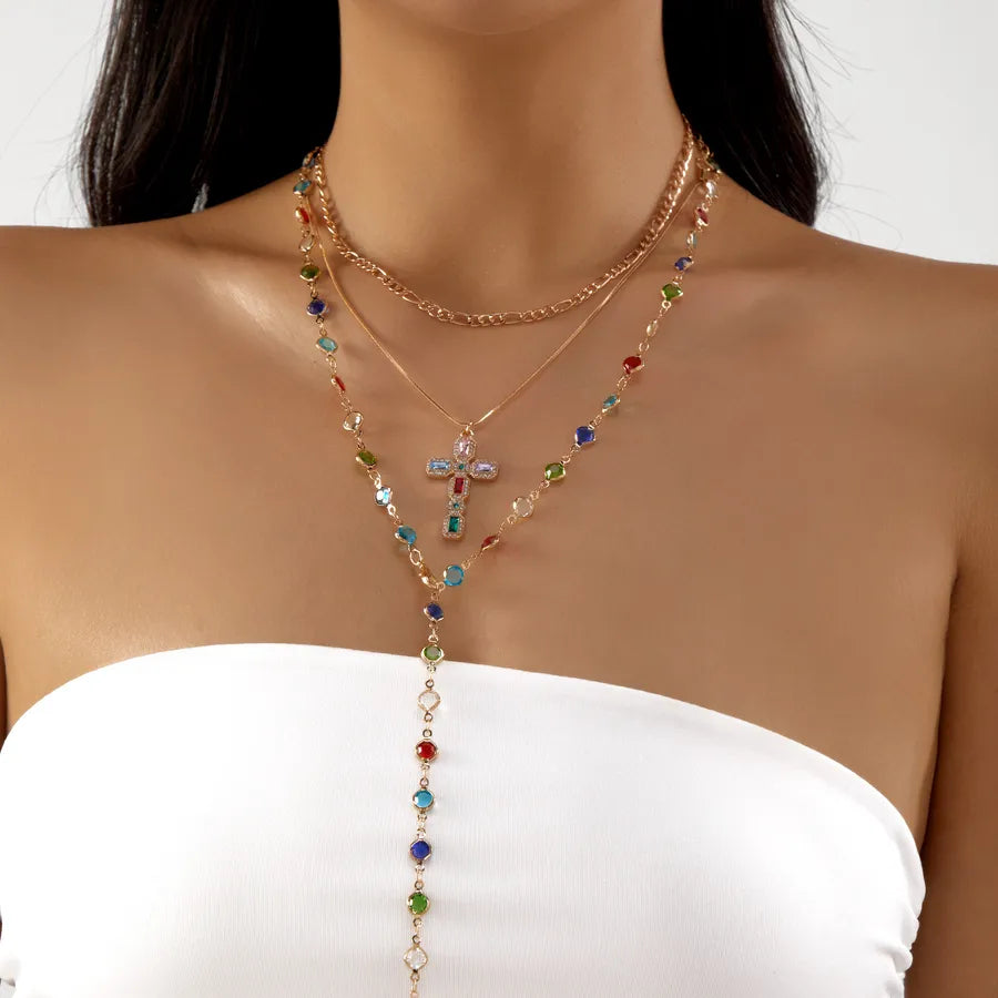 Elevate Your Style with Our Diamond Encrusted Cross Pendant Necklace