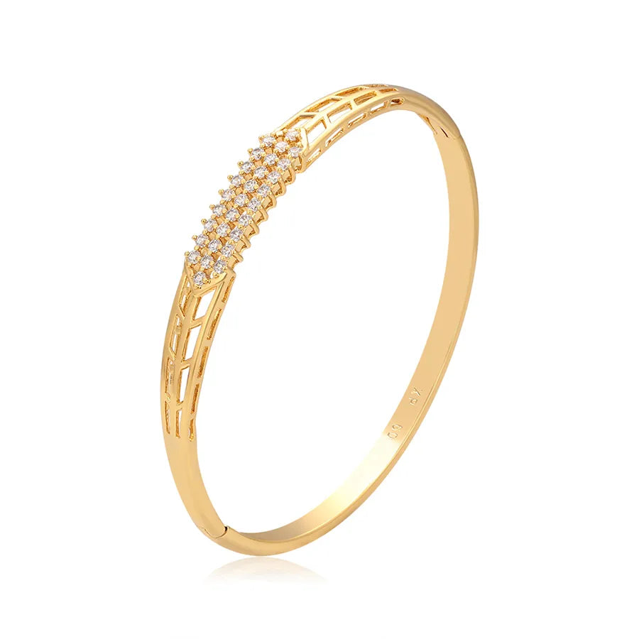 Elevate Your Style with the Xuping Geometric Hollow Inlaid Synthetic Cubic Zirconia Bracelet