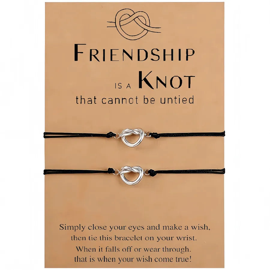 Elevate Your Style with Our Heart-Shaped Knot Buckle Bracelet Set