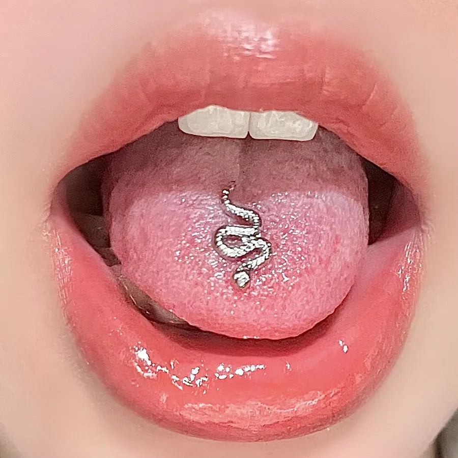 Discover the Allure of Cute Punk Stainless Steel Tongue Studs