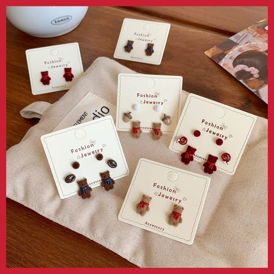 Elevate Your Style with Bear Earrings Set for Women