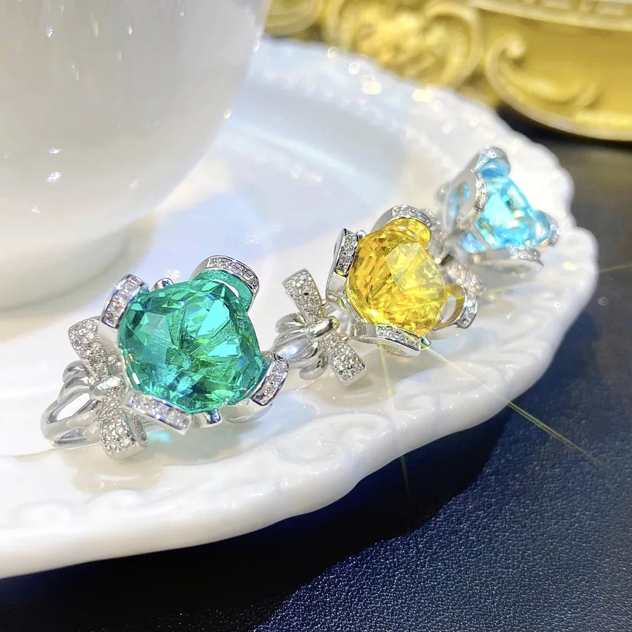 Discover the Elegance of the High-End Topaz Blue Ring