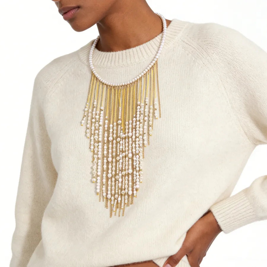 Elevate Your Style with the Faux Tassel Necklace: A Must-Have Jewelry Piece