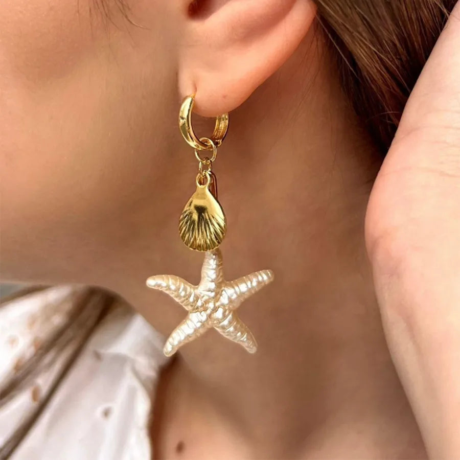 Discover the Elegance of Our Ladies Starfish Earrings