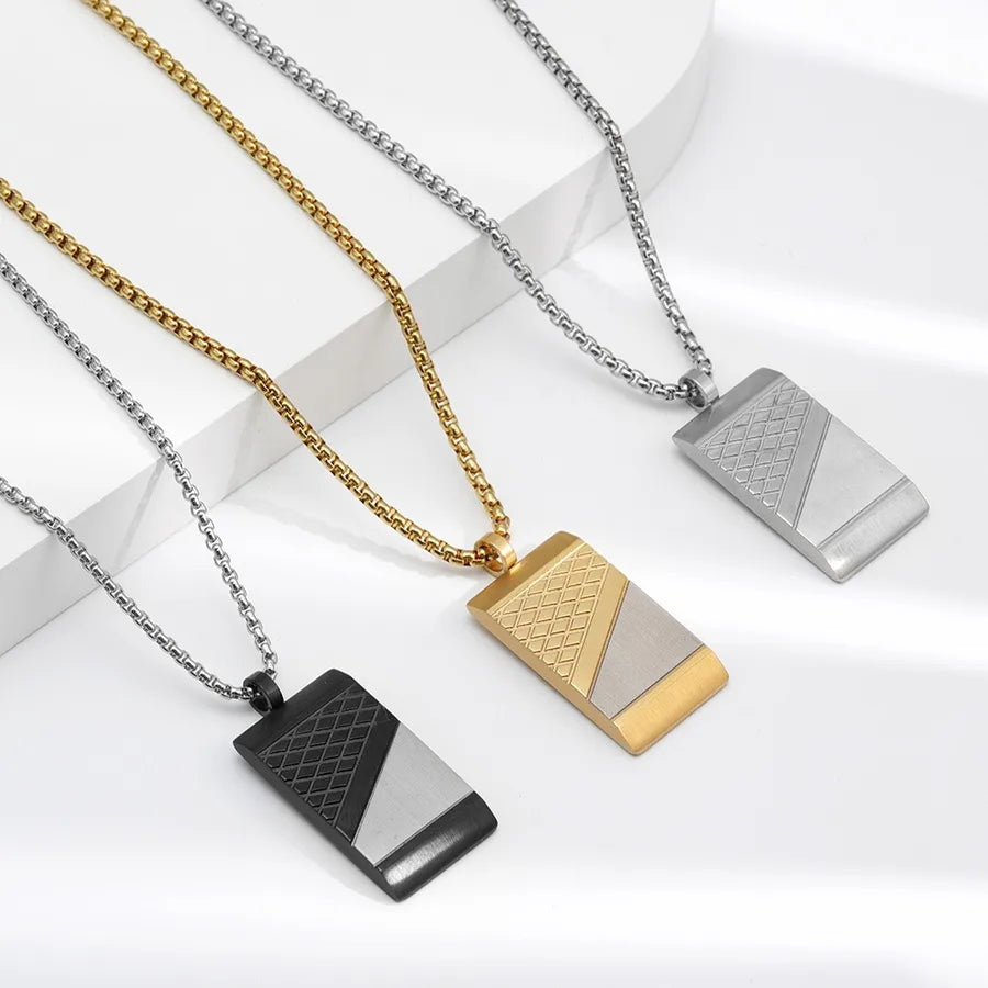 Elevate Your Style with the Trendy Stainless Steel Men's Necklace