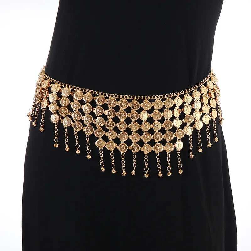 Discover the Elegance of the Bohemian Style Bell Pendant Waist Chain