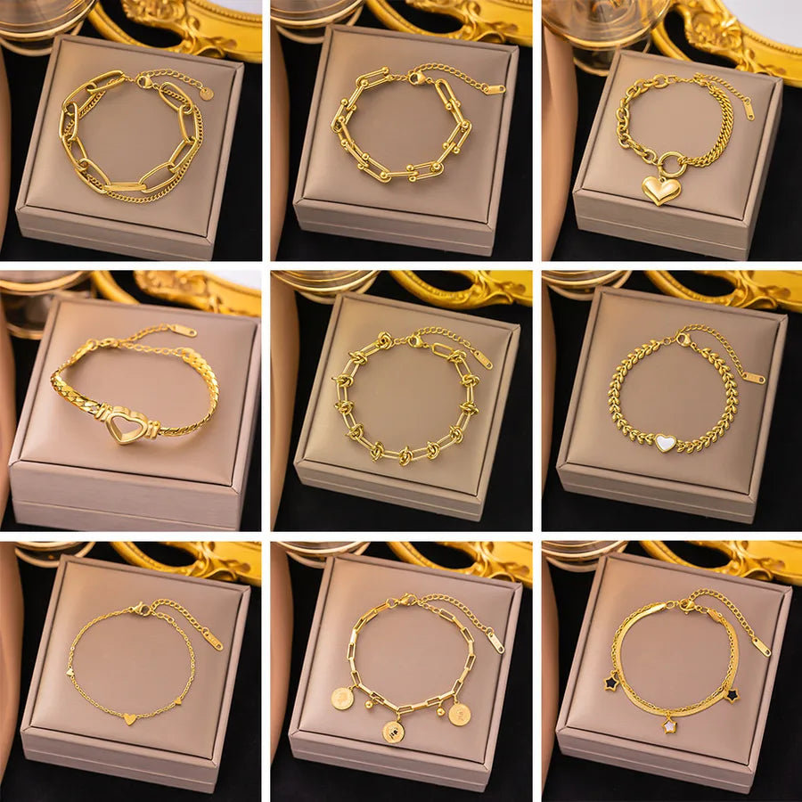 Elevate Your Style with Our Heart Shape Grain Bracelet