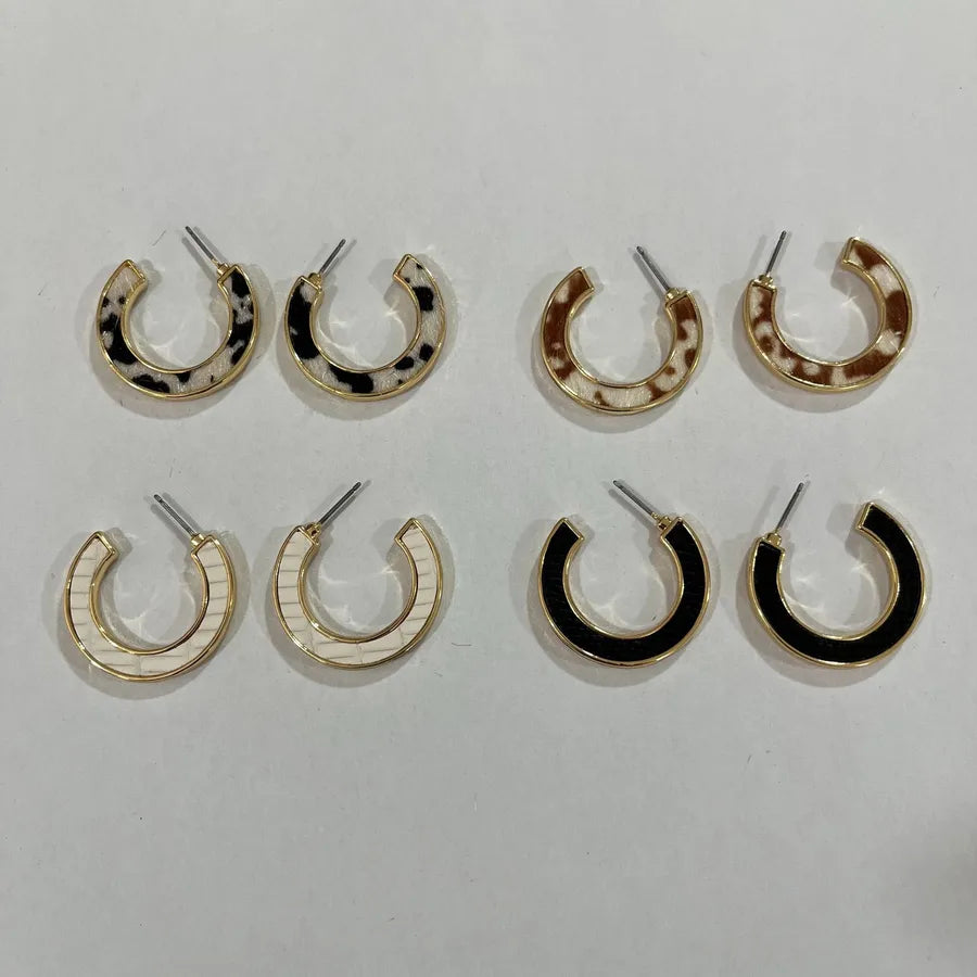 Elevate Your Style with C-Shaped Fashionable Earrings