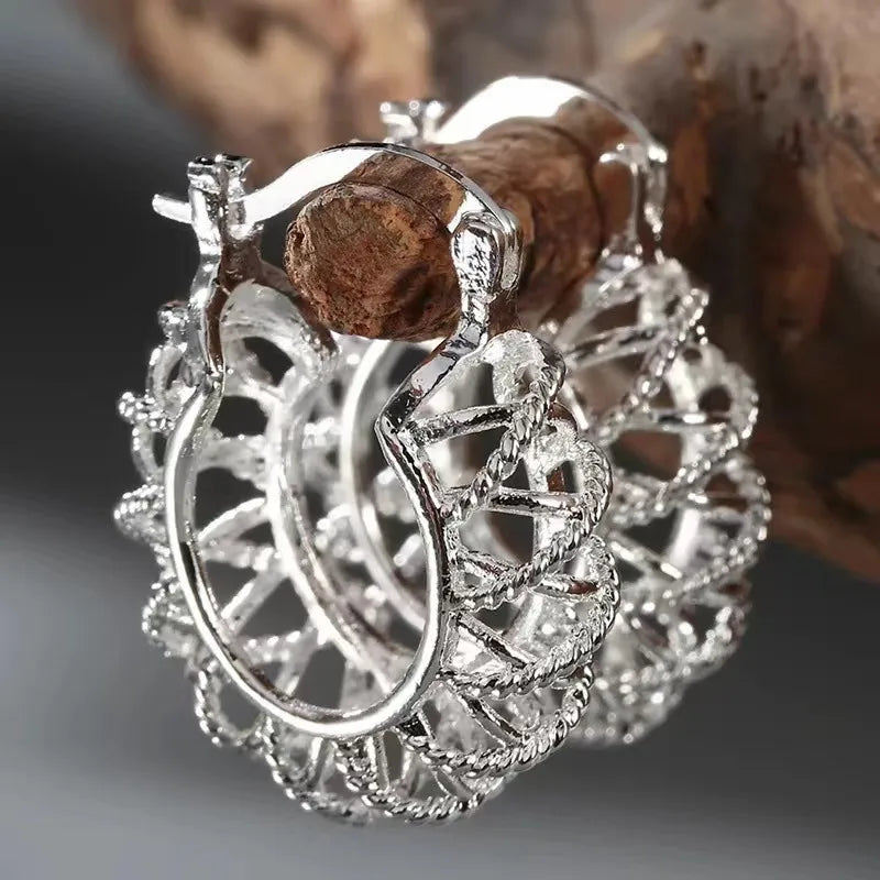 Elevate Your Style with Fashionable Hollow Out Earrings