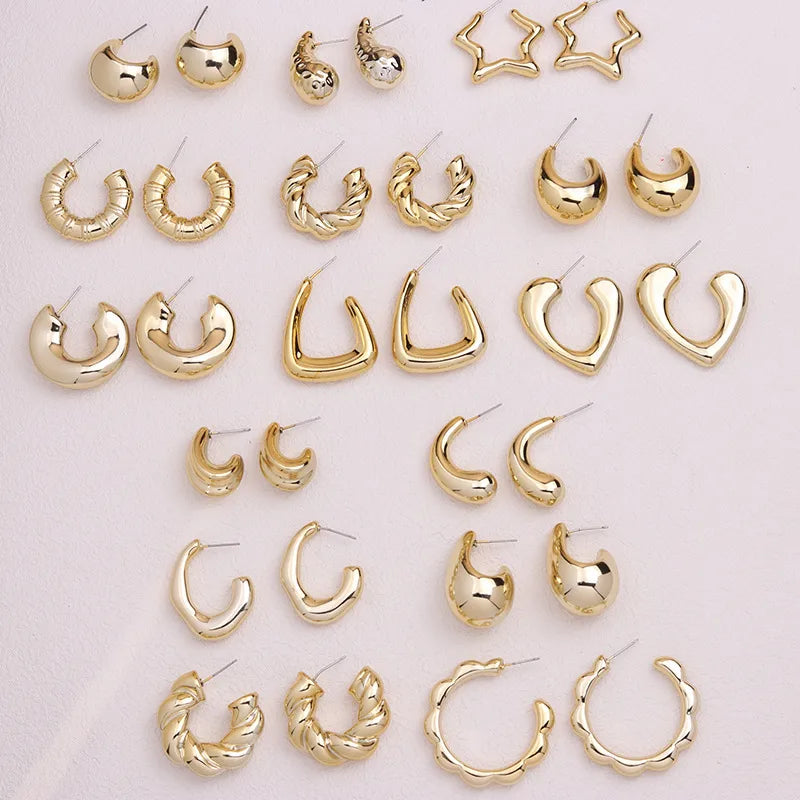 Elevate Your Style with Fashionable Hollow Out Hoop Earrings