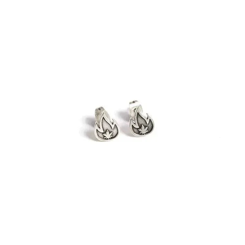 Elevate Your Style with the Vintage Silver Gold Plated Men's Bracelet & Earrings