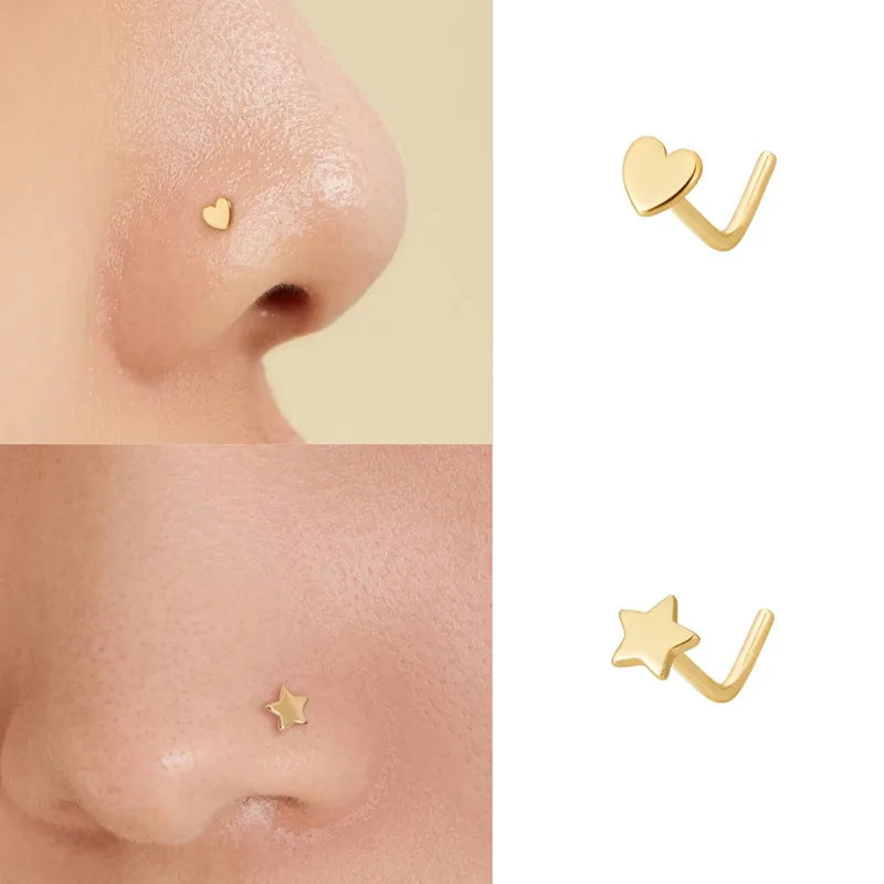 Elevate Your Style with S925 Sterling Silver Nose Studs - A Perfect Accessory