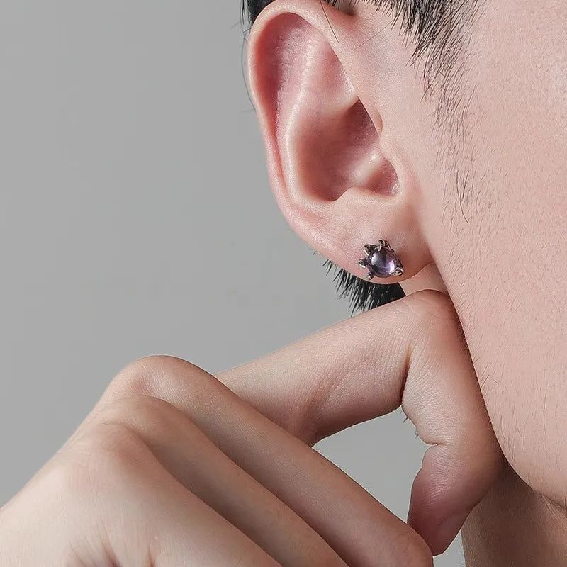 Discover the Unique Men's Dragon Claw Earrings: A Touch of Retro Cool