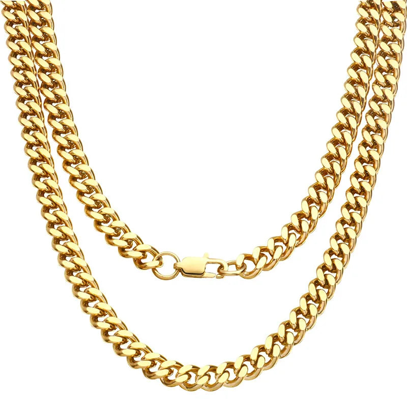 Discover the Elegance of the Miami Cut Diamond Plated Necklace