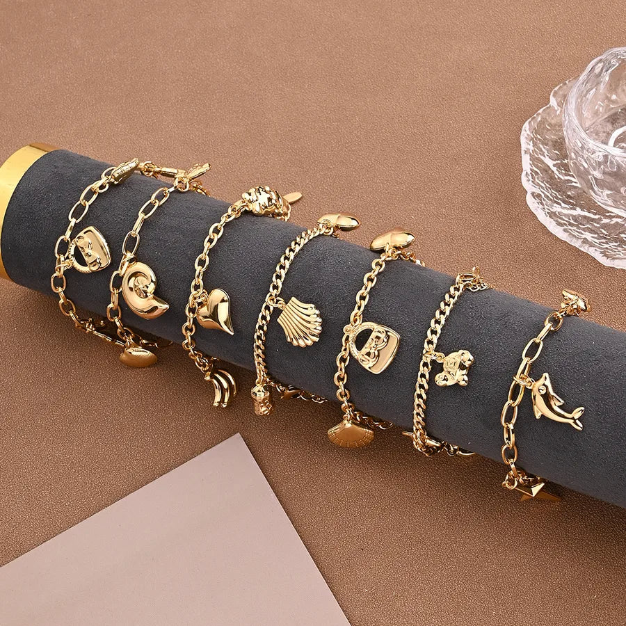 Elevate Your Style with the IG Style Vacation Marine Four Leaf Clover Dolphin Heart Shape Necklace