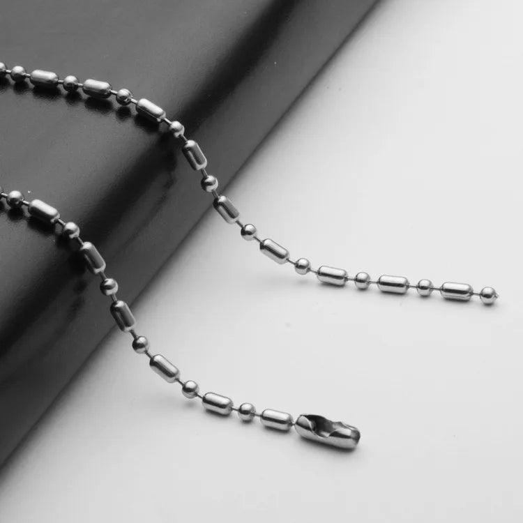 Elevate Your Style with Our Men's Stainless Steel Bamboo Chain Necklace
