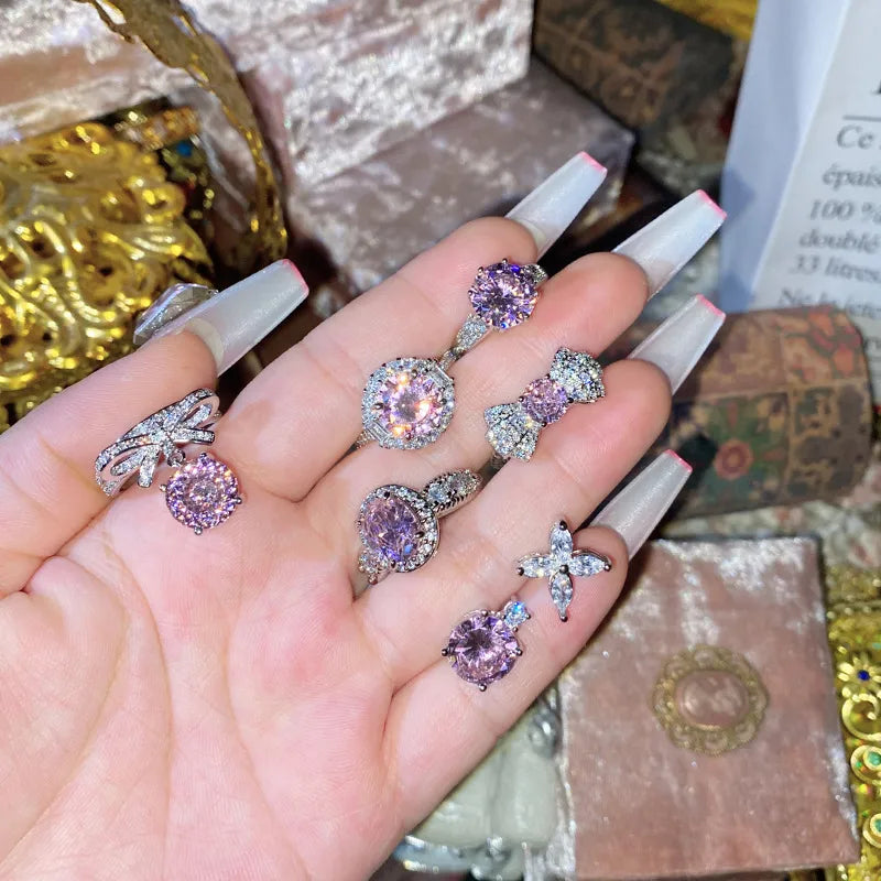 Discover the Elegance of the Sisi Paralada Pink Zircon Ring