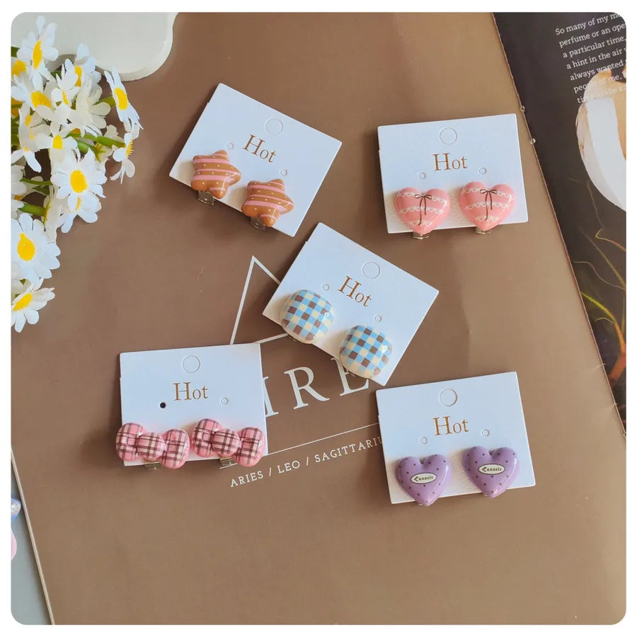 Discover the Charm of Children's Cartoon Resin Earrings