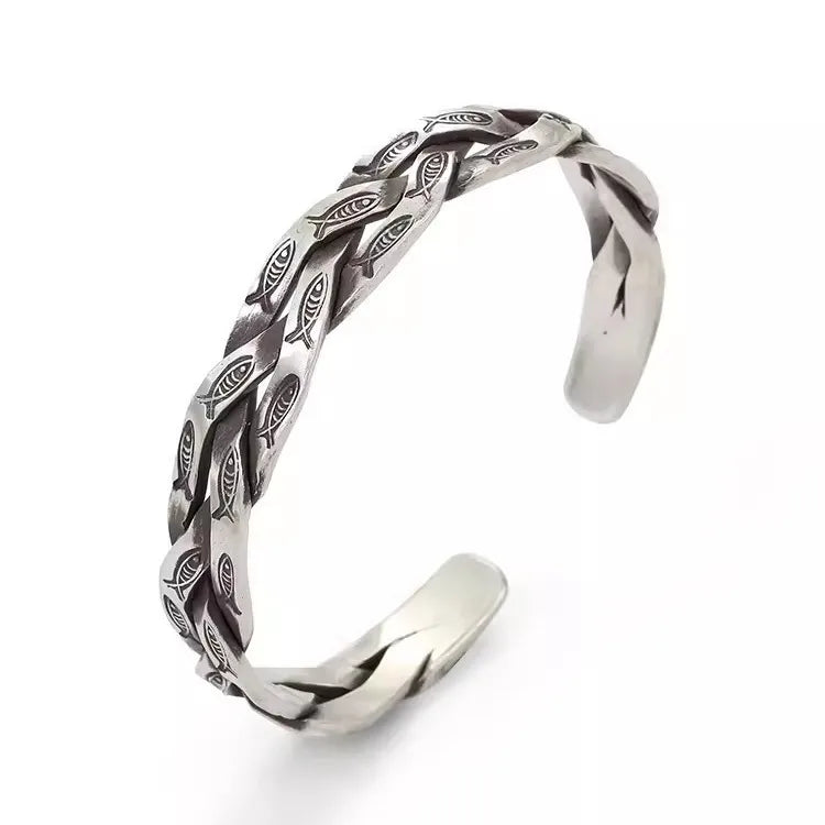 Unleash Your Style with Our Handmade Silver Bracelet for Men