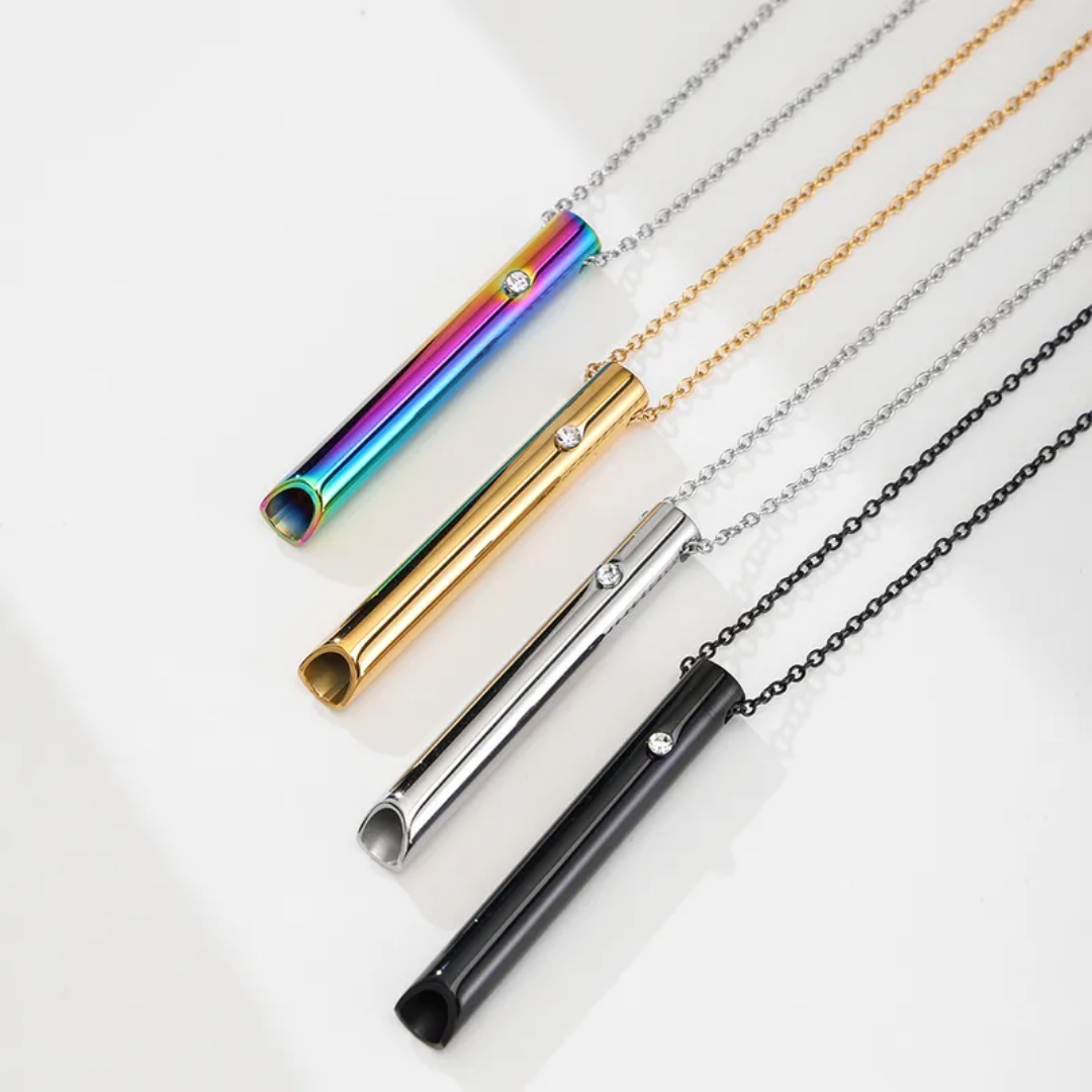 flavouredlove Customized / Personalized Samma-sati Adjustable Pendant Whistle Necklace - Multi Color - FLA1032
