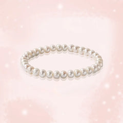 Elegant Solid Color Freshwater Pearl Women's Bracelets