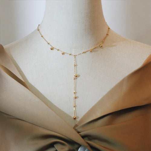Wholesale Jewelry 304 Stainless Steel 18K Gold Plated Necklace