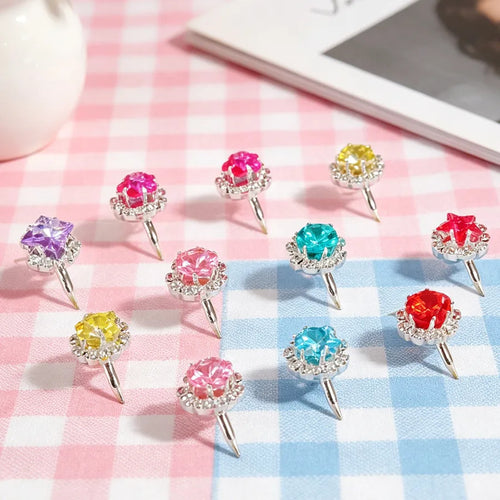 Cute Geometric Champagne Iron Ring for Girls with Rhinestone Inlay, Children's Jewelry
