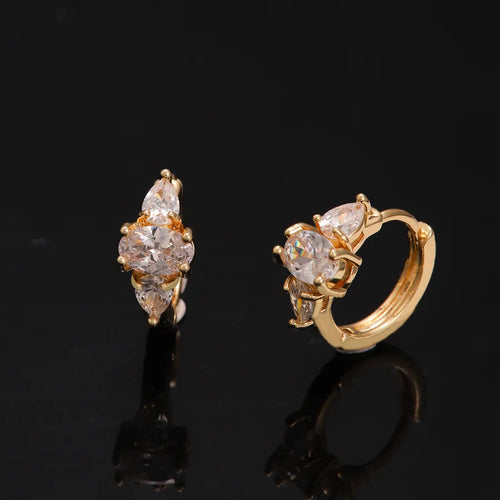 2 Pieces Vintage Style Others Copper 18K Gold Plated Earrings