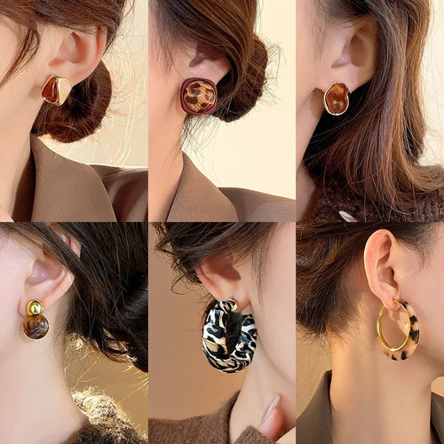 Elegant pearl earrings simple niche design high-end autumn and winter earrings women's  new light luxury earrings wholesale