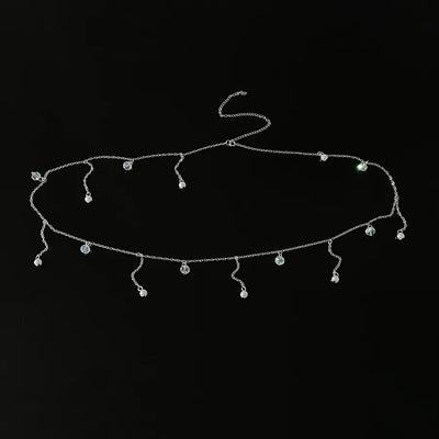 Elegant Simple Style Shiny Round Alloy Pearl Women's Waist Chain