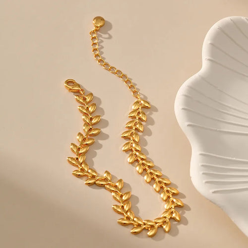 ig style grain copper plating 18k gold plated bracelets