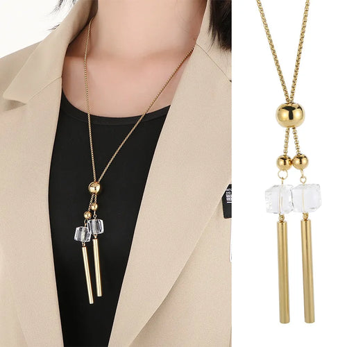 vintage style solid color stainless steel titanium steel wholesale pendant necklace