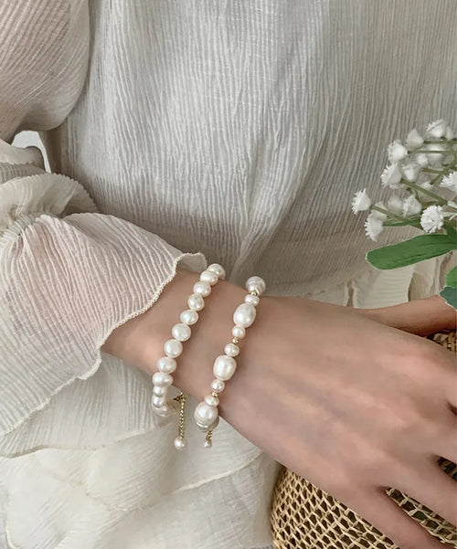 Basic Classic Style Geometric Freshwater Pearl Bracelets In Bulk