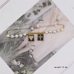 original design heart shape freshwater pearl bracelets