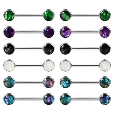 1 Piece Nipple Rings & Studs Casual Elegant Vacation Geometric 304 Stainless Steel Shell Shell Nipple Rings & Studs