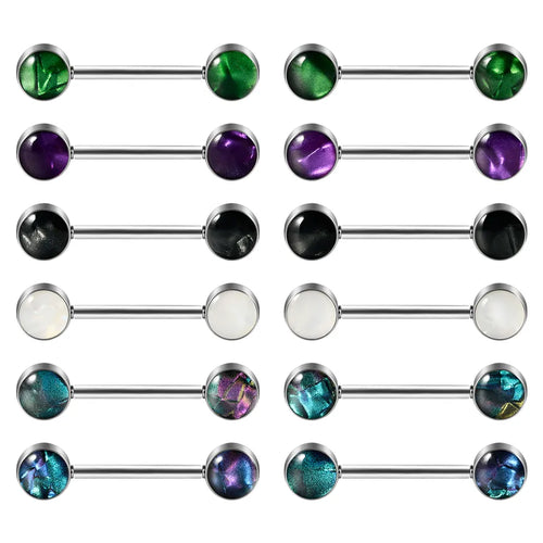 1 Piece Nipple Rings & Studs Casual Elegant Vacation Geometric 304 Stainless Steel Shell Shell Nipple Rings & Studs