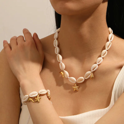 Animal Beading Jewelry Set for Adults in SUS304 Stainless Steel with 18K Real Gold Plated PVD Coated Finish and Cable Chain