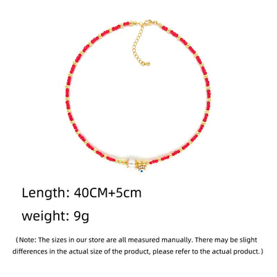 fashion eye natural freshwater pearl knitting pendant necklace 1 piece