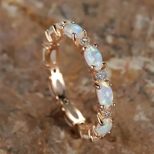 1 piece glam wedding french style solid color alloy inlay artificial gemstones women's rings