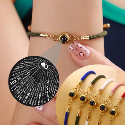 Round Waterproof Non Tarnish Drawstring Bracelet for Women in 18K Real Gold Plated 304 Stainless Steel with PVD Coated Cord In Chain